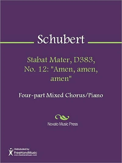Stabat Mater, D383, No. 12: "Amen, amen, amen"