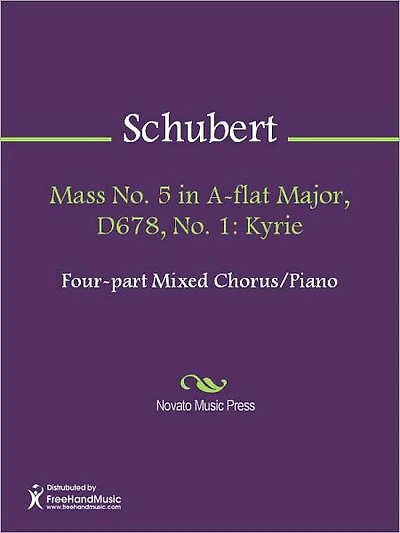 Mass No. 5 in A-flat Major, D678, No. 1: Kyrie