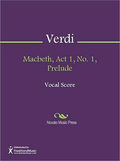 Macbeth, Act 1, No. 1, Prelude