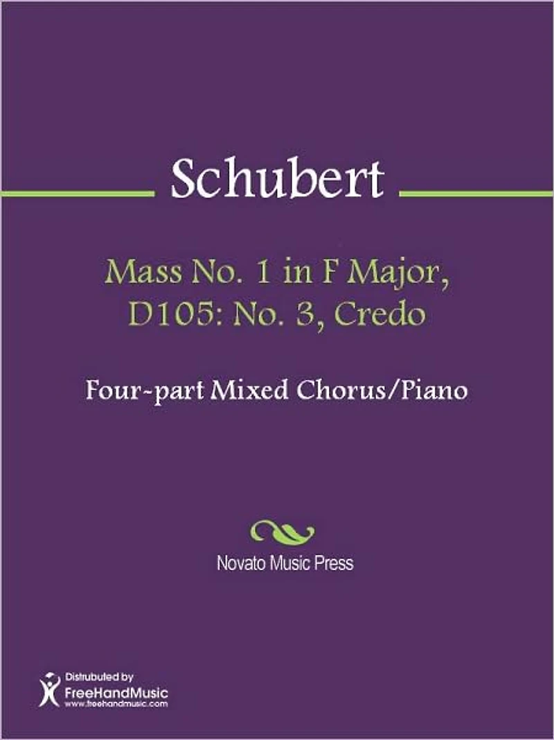 Mass No. 1 in F Major, D105: No. 3, Credo