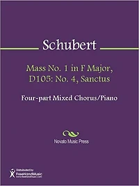 Mass No. 1 in F Major, D105: No. 4, Sanctus