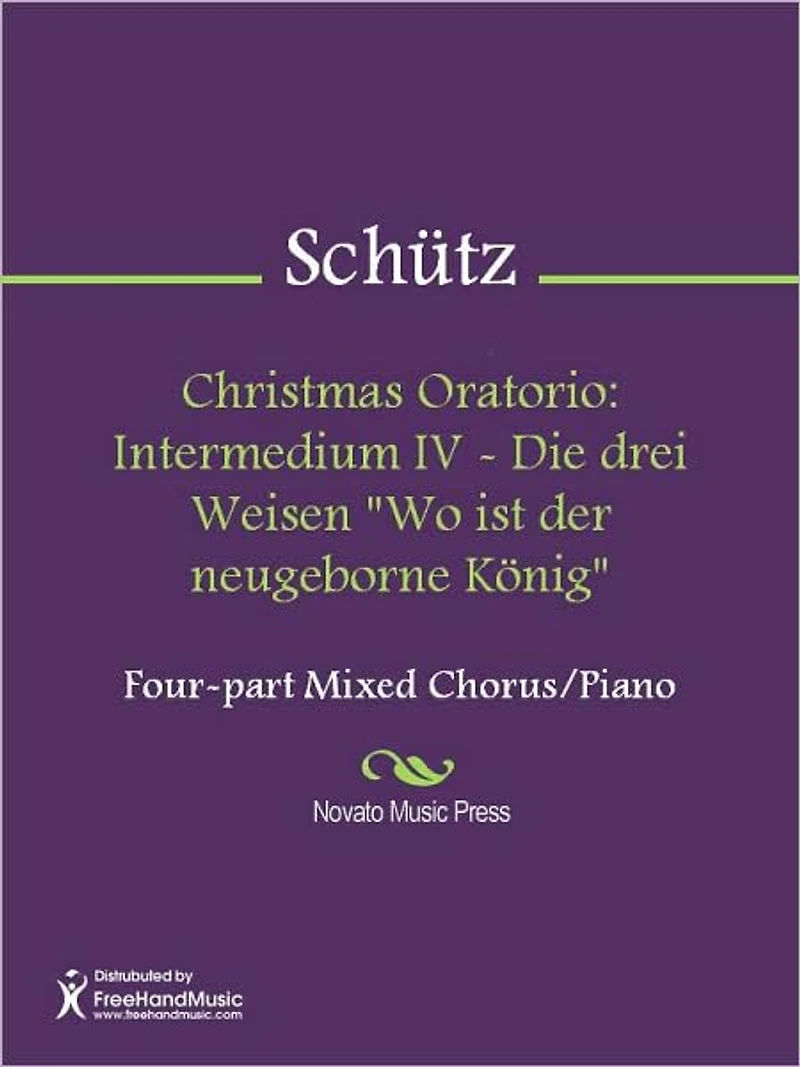 Christmas Oratorio: Intermedium IV - Die drei Weisen "Wo ist der neugeborne Konig"