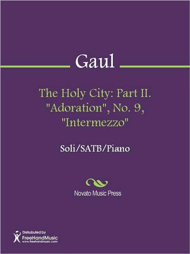 The Holy City: Part II. "Adoration", No. 9, "Intermezzo"