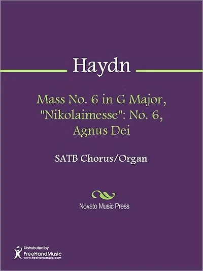 Mass No. 6 in G Major, "Nikolaimesse": No. 6, Agnus Dei