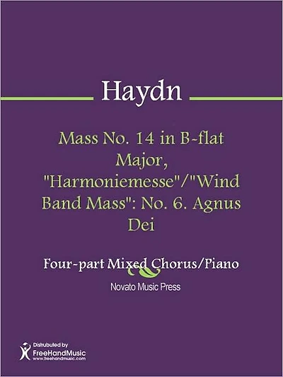 Mass No. 14 in B-flat Major, "Harmoniemesse"/"Wind Band Mass": No. 6. Agnus Dei