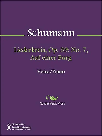 Liederkreis, Op. 39: No. 7, Auf einer Burg