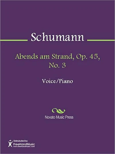 Abends am Strand, Op. 45, No. 3