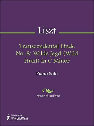 Transcendental Etude No. 8: Wilde Jagd (Wild Hunt) in C Minor