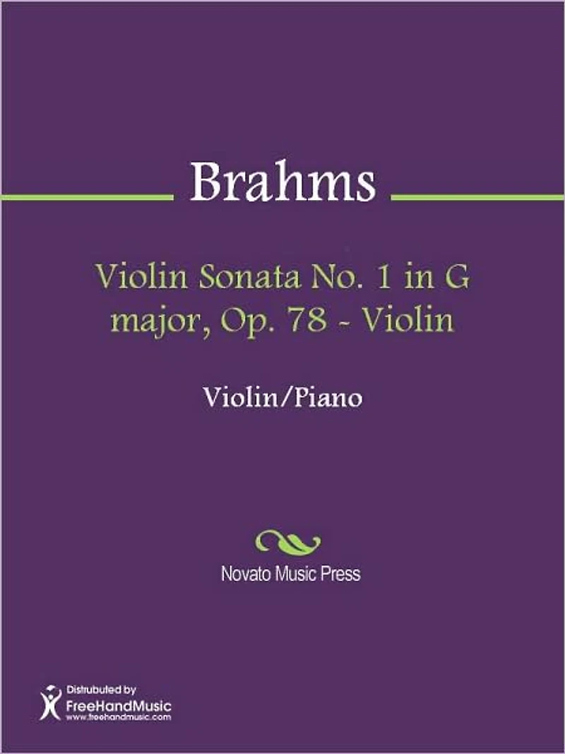 Violin Sonata No. 1 in G major, Op. 78 - Violin