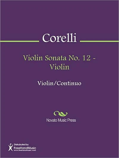 Violin Sonata No. 12 - Violin
