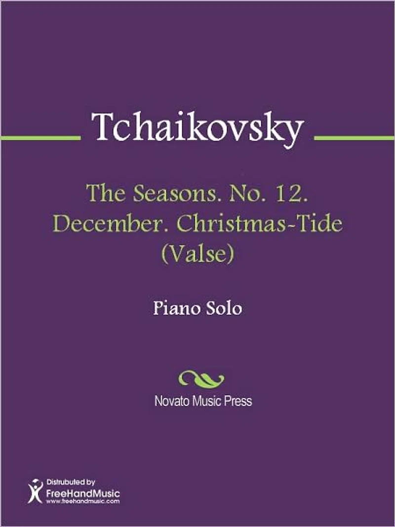 The Seasons. No. 12. December. Christmas-Tide (Valse)