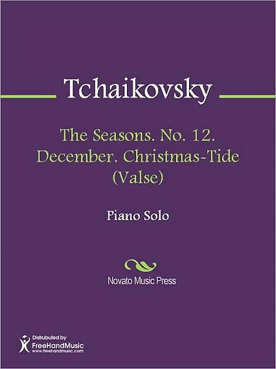 The Seasons. No. 12. December. Christmas-Tide (Valse)
