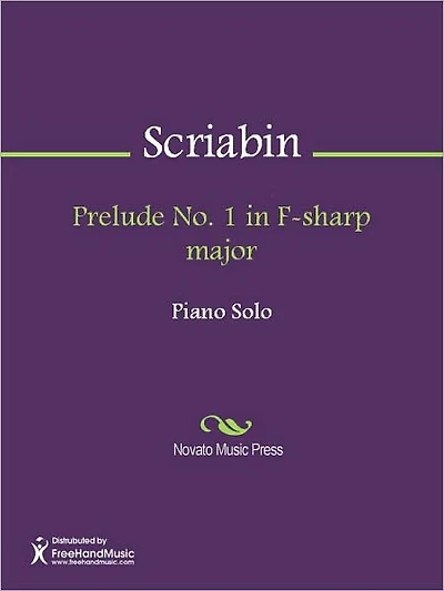 Prelude No. 1 in F-sharp major