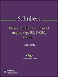 Piano Sonata No. 17 in D major, Op. 53, D850, Mvmt. 1