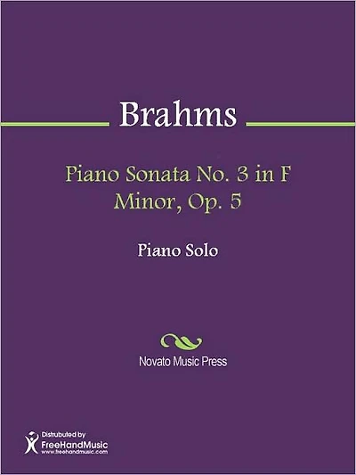 Piano Sonata No. 3 in F Minor, Op. 5