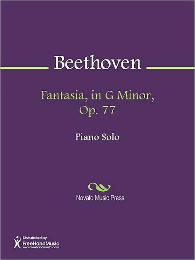 Fantasia, in G Minor, Op. 77