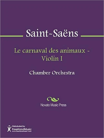 Le carnaval des animaux - Violin I