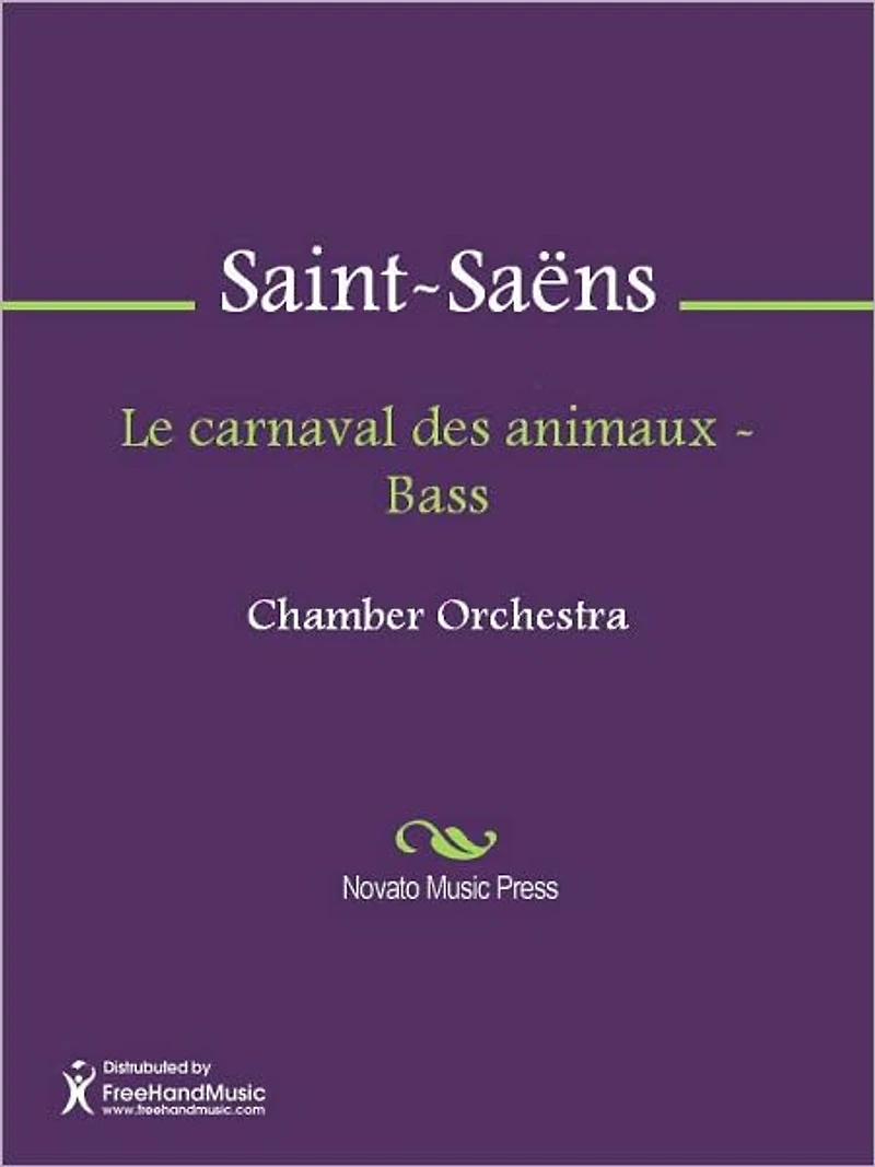 Le carnaval des animaux - Bass