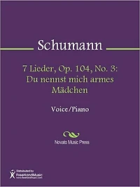 7 Lieder, Op. 104, No. 3: Du nennst mich armes Madchen