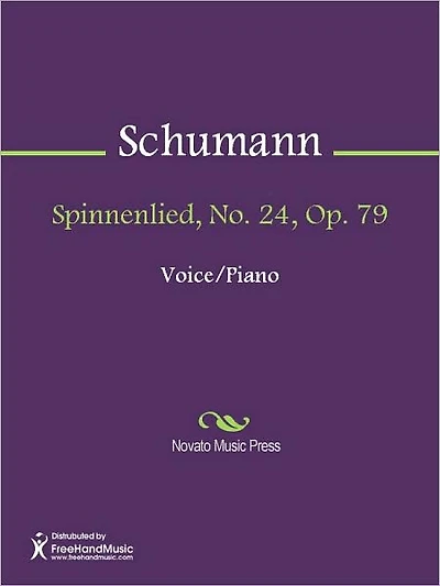 Spinnenlied, No. 24, Op. 79