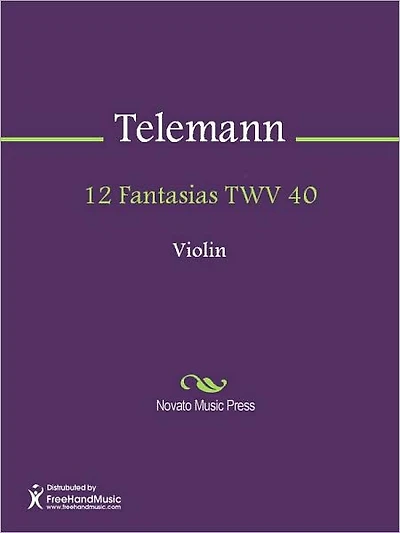12 Fantasias TWV 40