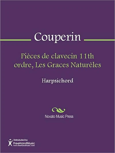 Pieces de clavecin 11th ordre, Les Graces Natureles