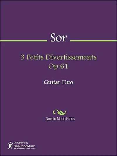 3 Petits Divertissements Op.61