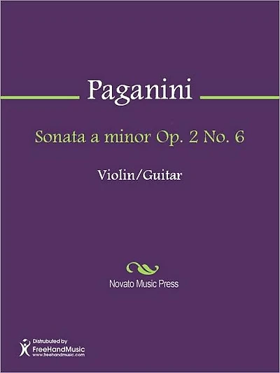 Sonata a minor Op. 2 No. 6