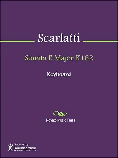 Sonata E Major K162
