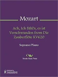 Ach, Ich fuhl's, es ist Verschwunden from Die Zauberflote KV620
