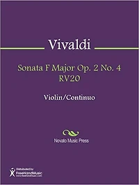 Sonata F Major Op. 2 No. 4 RV20