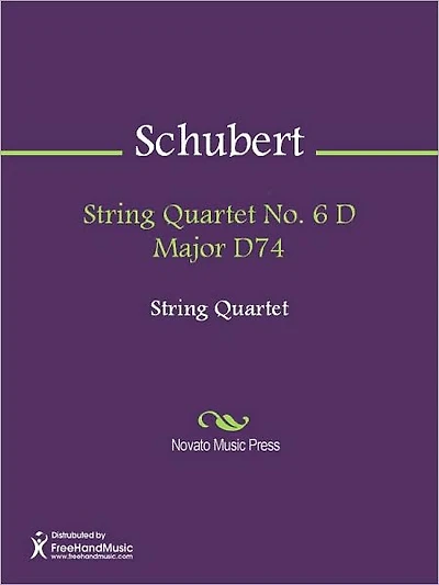 String Quartet No. 6 D Major D74