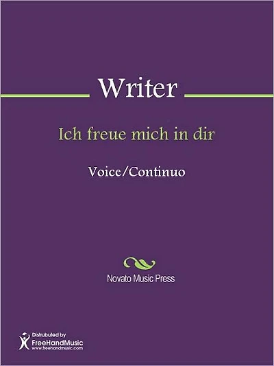 Ich freue mich in dir