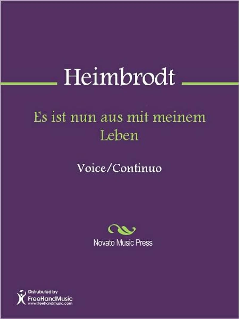 Es ist nun aus mit meinem Leben