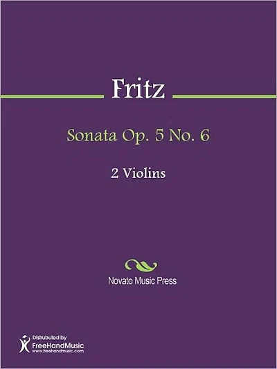 Sonata Op. 5 No. 6