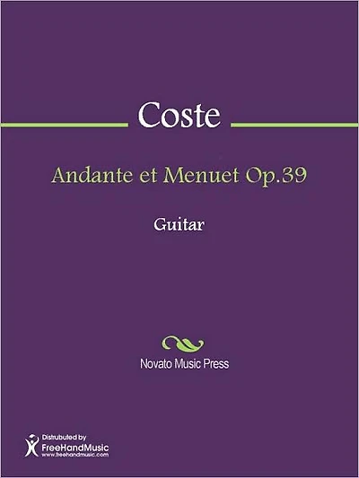 Andante et Menuet Op.39