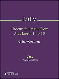Choeur de Cybele from Atys Libro 1 no.13
