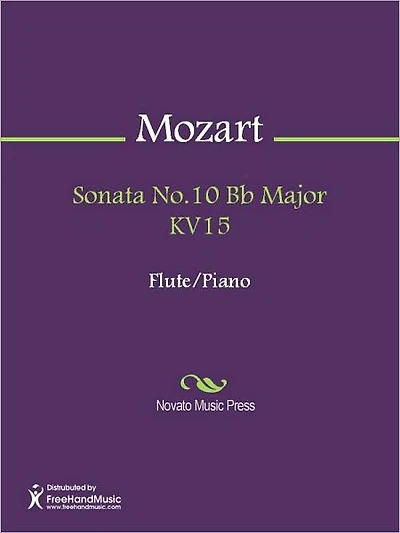 Sonata No.10 Bb Major KV15