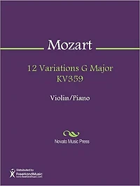 12 Variations G Major KV359
