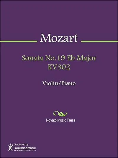 Sonata No.19 Eb Major KV302