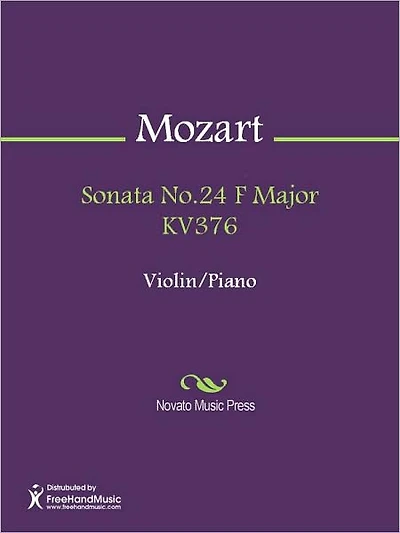 Sonata No.24 F Major KV376