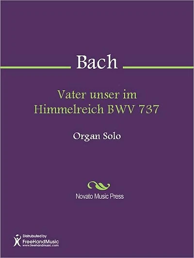 Vater unser im Himmelreich, BWV737