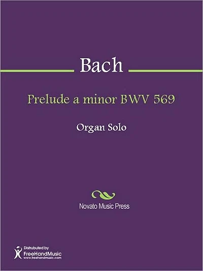 Prelude a minor BWV 569