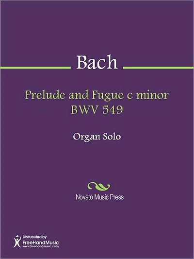 Prelude and Fugue c minor BWV 549
