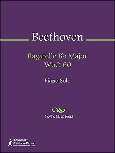 Bagatelle Bb Major WoO 60
