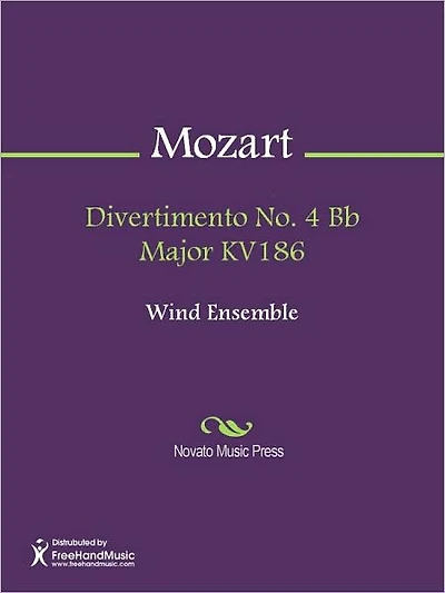 Divertimento No. 4 Bb Major KV186