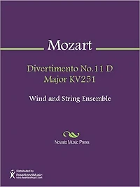 Divertimento No.11 D Major KV251