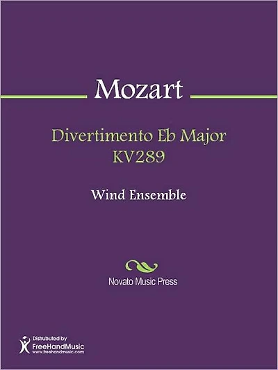 Divertimento Eb Major KV289