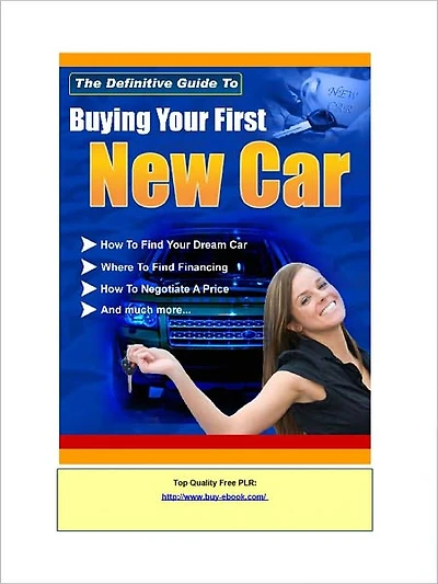 Buying Your First New Car