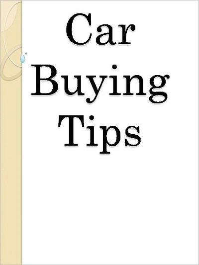 Car Buying Tips